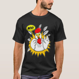 T-shirt Poulet T Moo Poulet