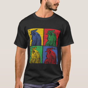 T-shirt Poulet type de pop