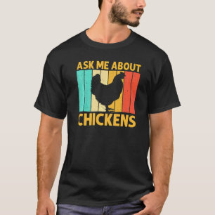 T-shirt Poulet Vintage Pour Hommes Femmes Élevage De Poule