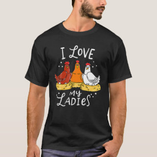 T-shirt Poulets de poulet Oeufs Fermier Drôle