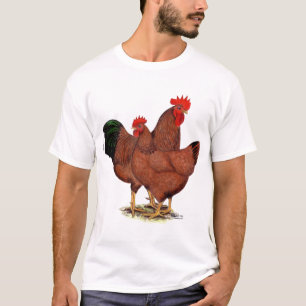 T-shirt Poulets de rouge de production