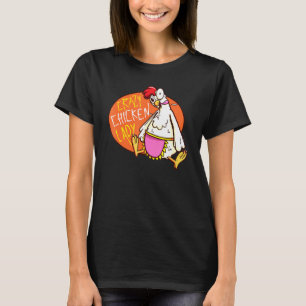 T-shirt Poulets folles Poulets Etrange Yeux Poulain