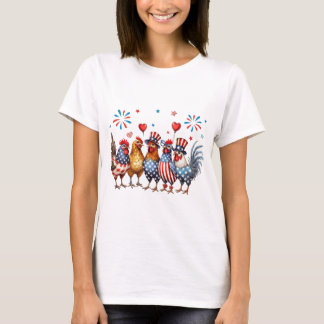T-shirt Poulets patriotiques
