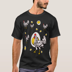 T-shirt Poulets rétro