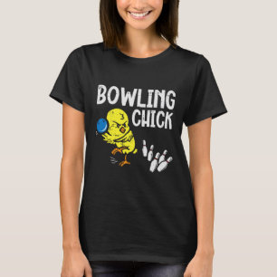 T-shirt Poulette de quilles Bowling drôle Femmes Filles En