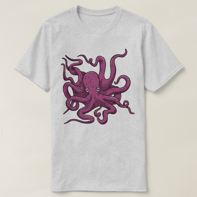 T-shirt poulpe (Design devant)