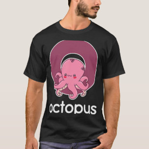 T-shirt Poulpe Alphabet Tentacule Calmar Pêche