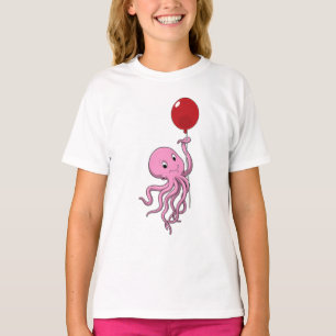 T-shirt poulpe avec ballon