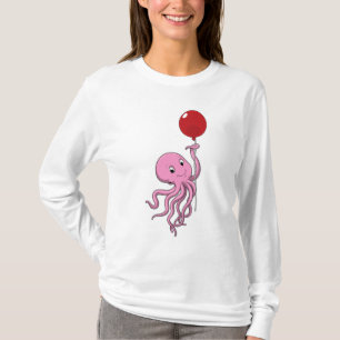 T-shirt poulpe avec ballon