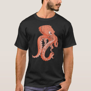 T-shirt Poulpe du Monstre de la mer des animaux marins