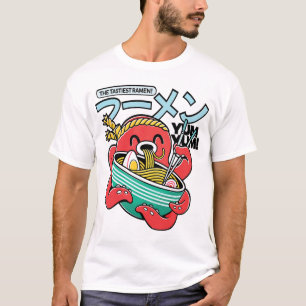 T-shirt Poulpe Ramen le plus savoureux – Kawaii Noodle Jap