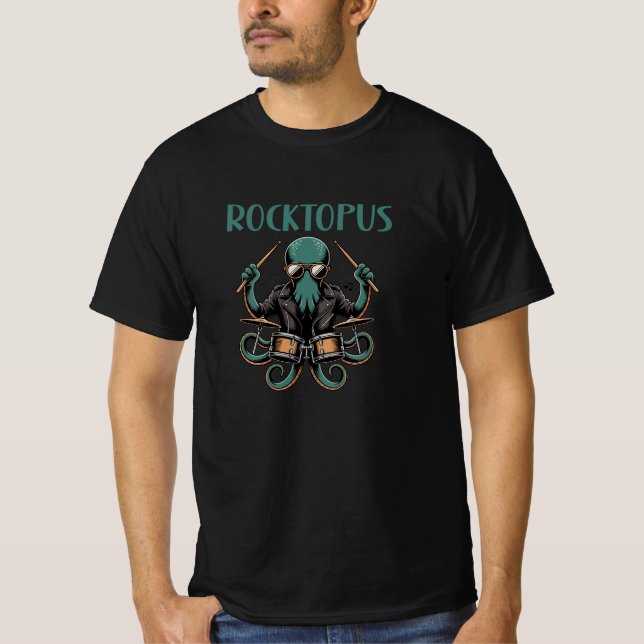 T-shirt Poulpe Rocktopus (Devant)