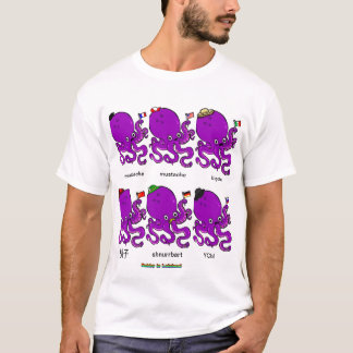 T-shirt Poulpes Mustached nationaux