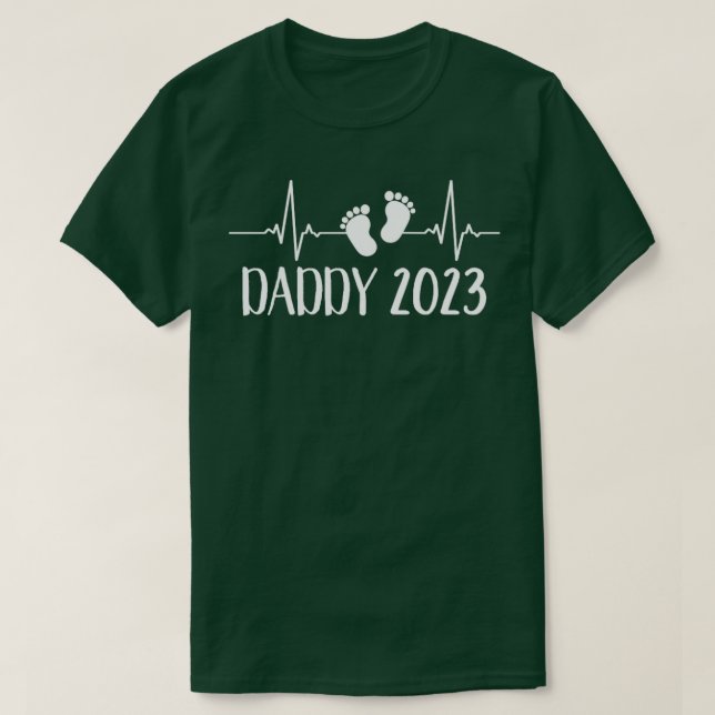 T-shirt pouls fréquence Daddy 2023 (Design devant)