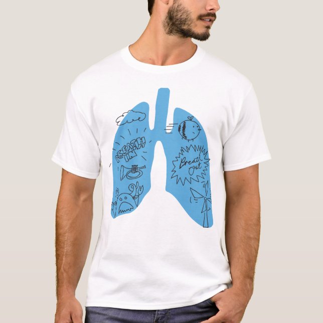 T-shirt poumons (Devant)