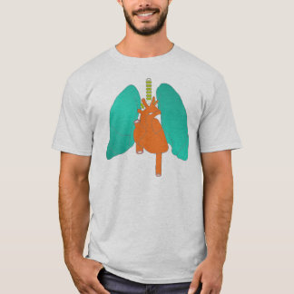 T-shirt Poumons de coeur