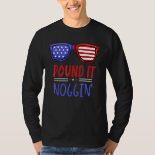T-shirt Pound It Noggin - American Dude Pound It Noggin Su