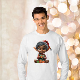 T-shirt Poupée Bébé Elfe de Noël Tee Homme