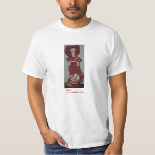 T-shirt Poupée en céramique dominicaine sans visage, pé