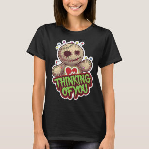 T-shirt Poupée vaudou Mignon Humour sombre Amour Sarcasme