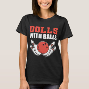 T-shirt Poupées avec des boules Personne talentueuse