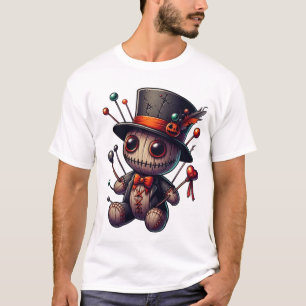 T-shirt Poupées Voodoo éffrayantes Magie
