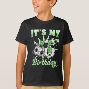 T-shirt pour 6 ans C'est mon 6ème anniversaire Foo