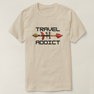 T-shirt pour accros aux voyages