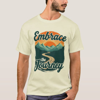 T-shirt pour adenture 'Embrace the travel'