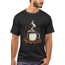 T-Shirt pour amateur de café vintage | Campement r