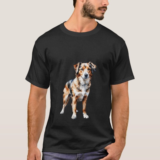 T-shirt pour amoureux de chien (Devant)