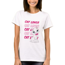 T-shirt pour amoureux des chats – Design unique