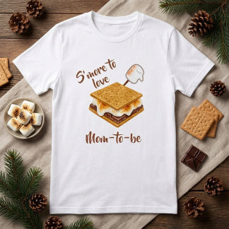 T-shirt pour Baby Shower 'S'more To Love' pour Fem