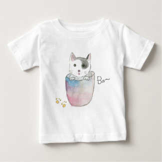 T-SHIRT POUR BÉBÉ いたずら子猫のご挨拶