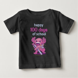T-shirt Pour Bébé 100 jours d'école