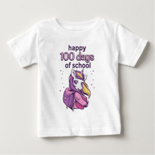 T-shirt Pour Bébé 100 jours d'école