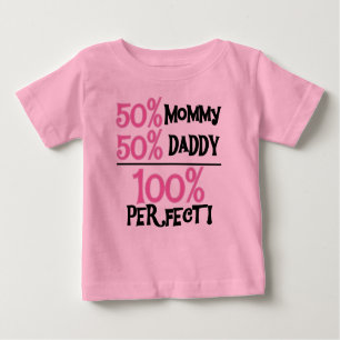 T-shirt Pour Bébé 100% Parfait Rose