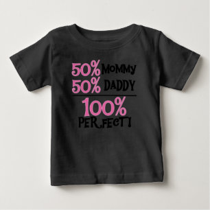 T-shirt Pour Bébé 100% Parfait Rose