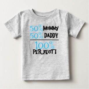 T-shirt Pour Bébé 100 pour cent perfectionnent le bleu