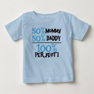 T-shirt Pour Bébé 100 pour cent perfectionnent le bleu