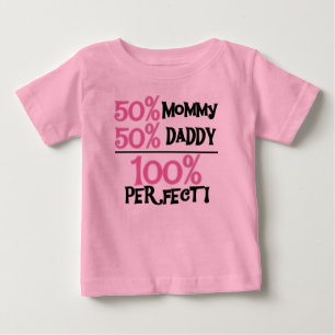 T-shirt Pour Bébé 100 pour cent perfectionnent le rose