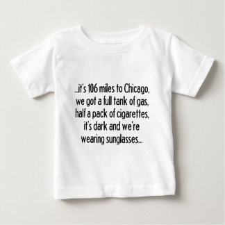 T-shirt Pour Bébé 106 milles vers Chicago