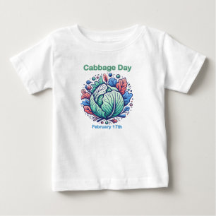 T-shirt Pour Bébé 17 février Journée des choux