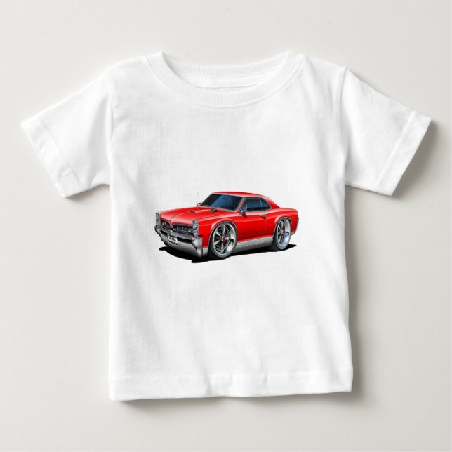 T-shirt Pour Bébé 1966/67 voiture de rouge de GTO (Devant)