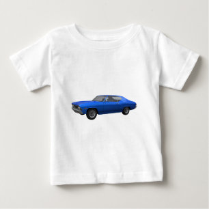 T-shirt Pour Bébé 1968 Chevelle SS : Finition bleue