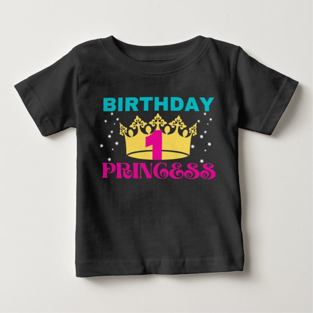 T-shirt Pour Bébé 1er anniversaire (Devant)