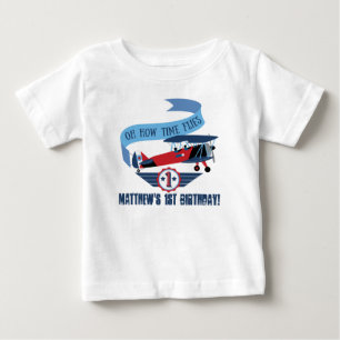 T-shirt Pour Bébé 1er anniversaire, Avion T-shiert, Avion