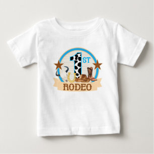 T-shirt Pour Bébé 1er anniversaire de Rodéo