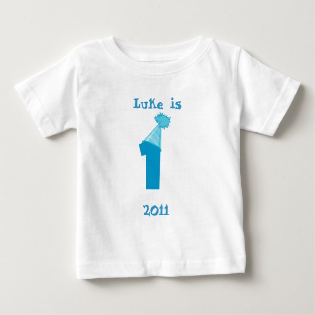 T-shirt Pour Bébé 1er anniversaire - Garçon (Devant)