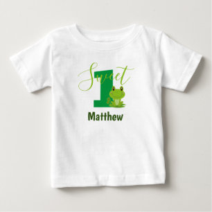 T-shirt Pour Bébé 1er anniversaire Sweet One Frog
